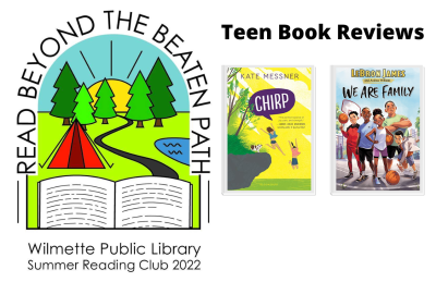 Summer reading 2022 book covers of Chirp and We Are Family