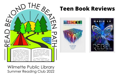 Book cover images for Warcross and Rebel