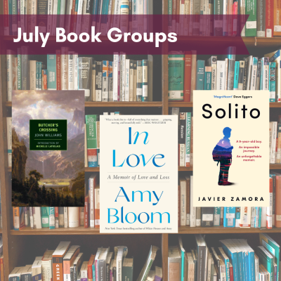 Covers of Butcher's Crossing, In Love, and Solito