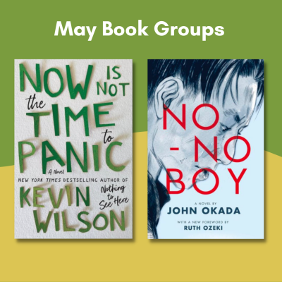 Covers of Now is not The Time to Panic and No-No Boy 