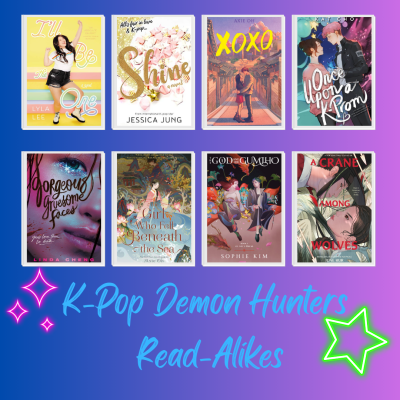 Eight book covers for K-Pop Demon Hunters fandom