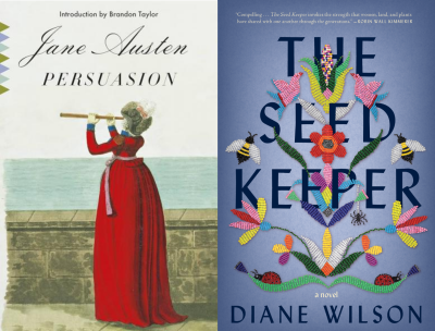 cover for persuasion and the seed keeper