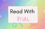 Rainbow confetti Read With Pride