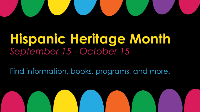 Slide promoting Hispanic Heritage Month